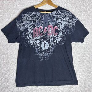 AC/DC‎ Black Ice Tour T-Shirt Size Large